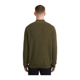 G Star Structure Half Zip Knit - Green